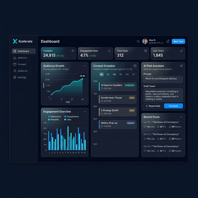 Xcelerate Dashboard